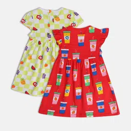 MINI KLUB Print A-Line Dress-image-22