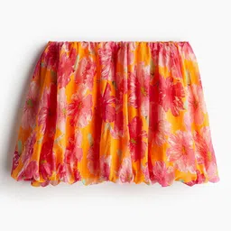 H&M Bubble-Hem Mini Skirt-image-98