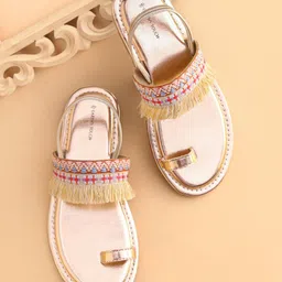 Earthy Touch Premium Slip On Sandal - Rose Gold-picture-15