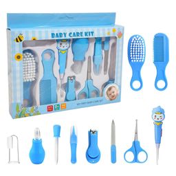 FunBlast Baby Grooming Kit with Nail and Hair Grooming Tools 10 Pieces (Blue)-image-53