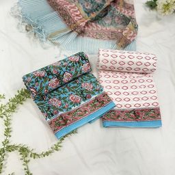 Amaya Pure Cotton Unstitched Dress Material-image-35