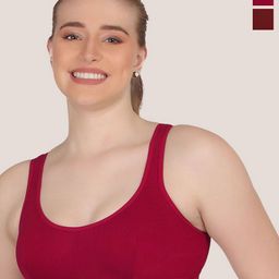 POOJA RAGENEE Women Pack Of 2 Full Coverage Cotton Non Padded Bra-picture-26