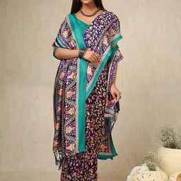 Soch Floral Pashmina Saree-picture-27