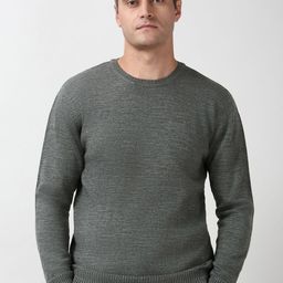 Peter England Casuals Men Round Neck Long Sleeves Pullover Sweaters-picture-21