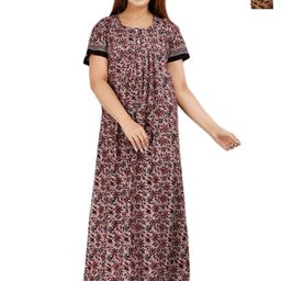 MAYA PRINT Printed Maxi Nightdress-picture-45