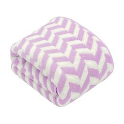 tundwal's Purple & White Striped Super Soft Microfiber 400 GSM Bath Towel-image-16