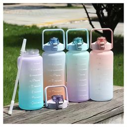 FunBlast Motivational Water Bottle with Time Marker  Random Color image 5