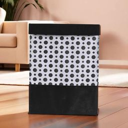 Kuber Industries Black & White 5 Pieces Printed Reusable Multi-Utility Organisers-18