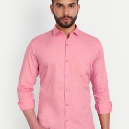 MEGHZ Men Slim Fit Opaque Casual Shirt-image-26