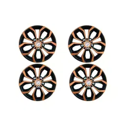 Auto Pearl Car Copper Black Wheel Cover Caps 304.8 mm (12 Inch) Press Type Fitting Compatible with Zen-image-105