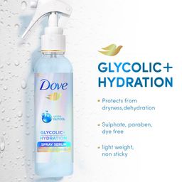 Dove Set of Glycolic+ Hydration Serum Spray - 110ml & XL Shampoo - 650ml image 4