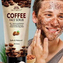 INTIMIFY Safe & Natural Coffee Face Scrub - 50 g-52