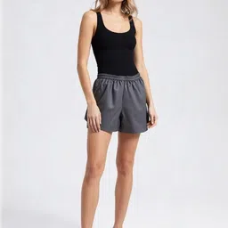 GAB Women Cotton Printed Loose Fit High-Rise Shorts-picture-43