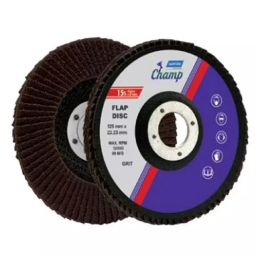Norton 125 mm 120 Grit Champ Aluminum Oxide Flap Disc, 78072748612 (Pack of 100)-image-28