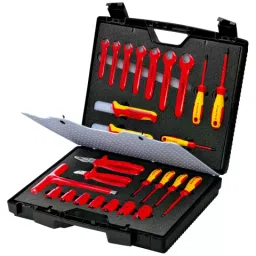 Knipex 98 99 12 Standard Tool Case 26 Parts with Insulated Tools for Works on Electrical Installation-29