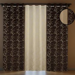 IVAZA Velvet Long Door Curtain-image-88