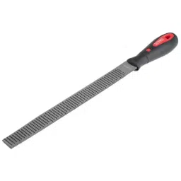 RS PRO 250mm, Bastard, Rasp Cut, Half Round Engineers File with Soft-Grip Handle Model No 1611497 image 2