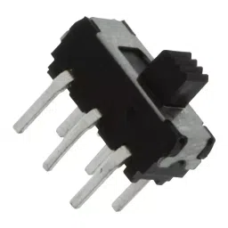APEM SLIDE SWITCH, SPDT, 0.3A, 6VDC, TH, MHSS1104-13
