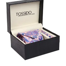 Tossido Men Pink & Blue Accessory Gift Set-image-60