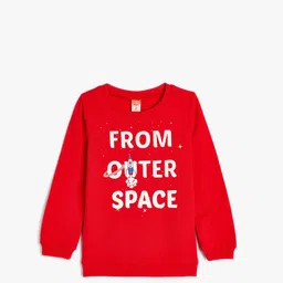 Koton Boys Typography Printed Sweatshirt-picture-17