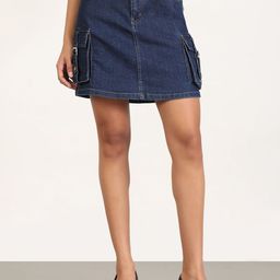 SHOWOFF Women Pencil Mini Denim Skirt-picture-24