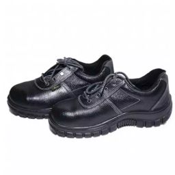 Aura Steel Toe Safety Shoes Low Ankle PU Black Size UK 7, Blend Low Ankle-image-99