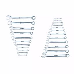 Durelo Chrome Vanadium Steel Combination Spanner Set Elliptical Pattern, D-1424E/TB (Set of 24 Pcs)-image-57