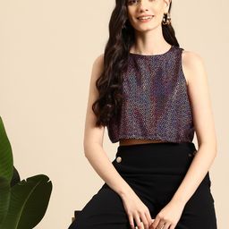 Mast & Harbour Sequin Embellished Sleeveless Party Top-picture-30