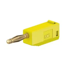 Staubli PLUG, 2MM, YELLOW, PK5, 22.1004 + 22.2030-24 (Pack of 5)-picture-26