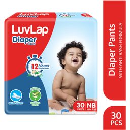 LuvLap Diaper Pants with Aloe Vera Lotion New Born (NB) - 30 Pieces-image-47