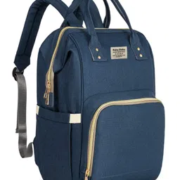 House of Quirk Diaper Bag Maternity Backpack -  Prussian Blue-picture-22
