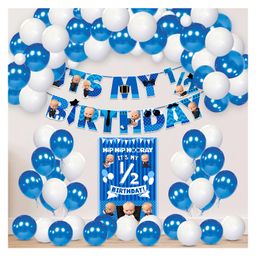 Zyozi Baby Boss Half Birthday Party Supplies Multicolor- Pack of 53-image-83