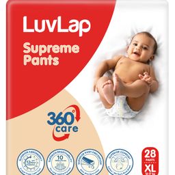 Luv Lap Diaper Pants with Aloe Vera Lotion Extra Large - 28 Pieces-53