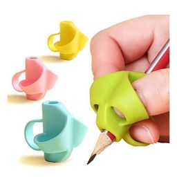 Ji and Ja Silicone Pencil Grips Two-Finger for Kids Handwriting Pencil Holder for Children Preschoolers Writing Training Gripper Set for Kids Set Of 4-26