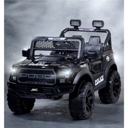 JN Creations 12V 4X4 PQBO 888 Kids Battery Operated Ride on Jeep with Remote Control, Light & Music (Black Painted)-13