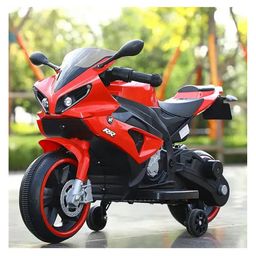 Ayaan toys Battery Operated Ride On / Bike with Music and LightsRED-27