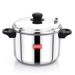 Avias Idlimate IB Stainless Steel Idli Cooker Induction & Gas Stove Base - 4 Plates-image-95