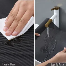 HOKIPO 7 Pieces Solid Tablemats with Table Runner image 4