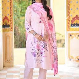Anni Designer Floral Printed Regular Straight Kurta with Trousers & Dupatta-picture-44
