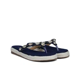 Shezone Women Open Toe Flats with Embroidered-7
