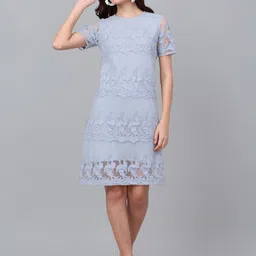 Dressitude Embroidered Lace A-Line Dress-picture-3