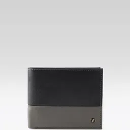 Van Heusen Men Colourblocked Leather Two Fold Wallet-image-7