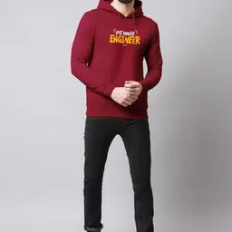 Moda Rapido Men Printed Hooded Sweatshirt-picture-0