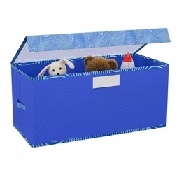 Kuber Industries Blue Drawer Organiser With Lid image 4
