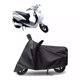 Auto Pearl Polyester Two Wheeler Cover for Hero Electric Electric Optima Li BS6 (Grey)-image-52