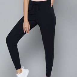 Skechers Women Solid Mid-Rise Relaxed Fit Restful Joggers-3