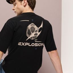 Kook N Keech Typography Printed Oversized T-shirt with Flap Pocket-image-19