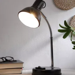 Tucasa NTU-233 B-22 Study Table Lamp with Metal Base (Black) image 5