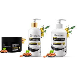 THE SKIN STORY 3-Step Hair Care Combo - Hair Mask 200g + Conditioner 100g + Shampoo 190ml-43