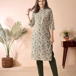 Anouk Women Floral Printed Kurta-16